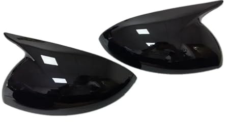 Calotte Specchio Per Dacia Per Sandero 2021-2024 Copertura retrovisore laterale auto Tappo ala Porta esterna Custodia vista posteriore Copri Specchietto(Gloss Black)