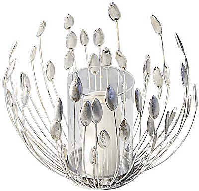 Casablanca Windlicht Trevi Met.ant.Silber