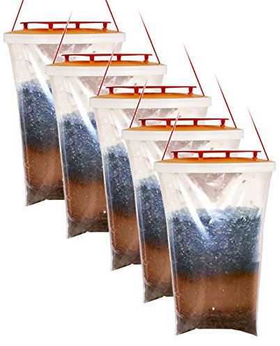 RedTop Trampa cazainsectos ecologica Moscas Red Top (5 Trampas)