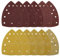 eMagTech 78pcs Triangle Mouse Sanding SheetsHook and Loop Sandpaper Assorted Grit Kit for Compatible with Bosch PSM 100A PSM 160 PSM 200 AES