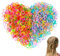 Hanyousheng Elastic Hair Bands - 1500 Mini Rubber Bands, Multicolored Small Elastics for Kids and Girls' Braids and Ponytails