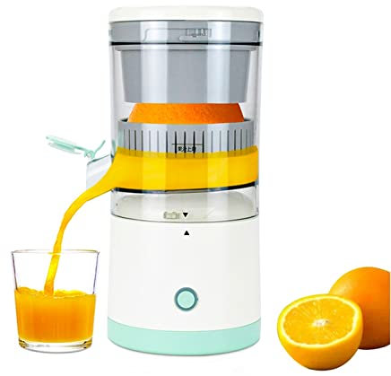 ADIOLI Hand Held Blender Stick Presse-Agrumes Lent sans Fil Orange Citron Presse-Agrumes USB Presse-Agrumes électrique extracteur de Fruits Portable Presse-Agrumes Presse-Agrumes pour la Maison (Colo