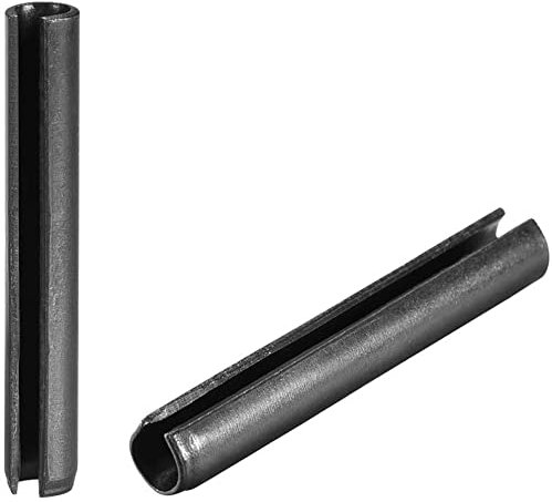XYWHPGV Goupille à ressort fendue - 6 mm x 40 mm, finition unie, kit d'assortiment de rouleaux de 65 mn pour les projets de petites machines, 30 pièces(a28f1 19b0d bda06 9ec4e 9fd42 feafe