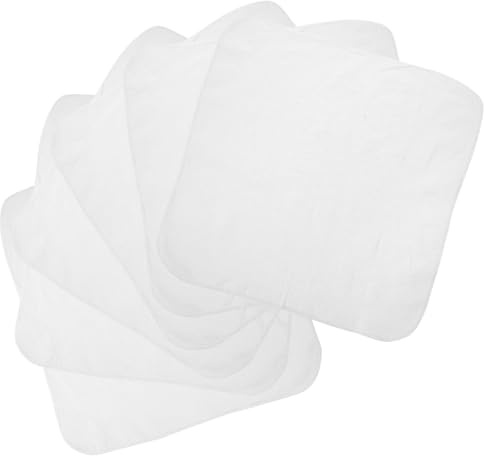 TOYANDONA Paños de Gasa de Algodón Reutilizables 6 Piezas, Tela Filtrante Multifuncional para Cocina, Colar Jugos, Tofu y Alimentos, Lavables, Tamaño Adaptable para Hogar y Viaje
