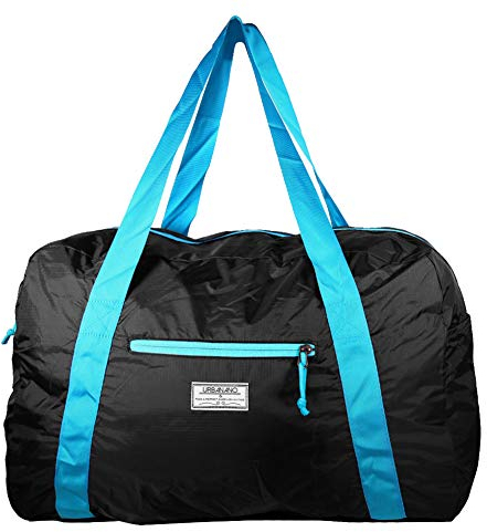 URBANANO Tasche, 53cm 46L Faltbare Reisetasche 70D Anti-Tear Nylon Leichtgewicht Sporttasche Gym Bag mit Hochwertigen SBS Zippers, Große Kapazität mit einem Fach und Einer äußeren 3D Tasche