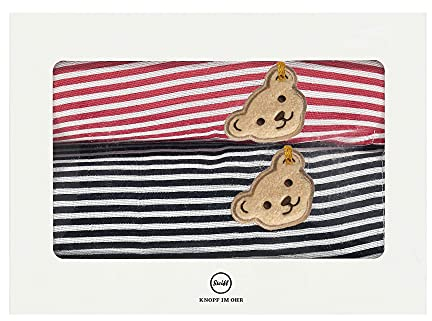 Steiff Baby-Jungen Mullwindel 2er Pack, Navy, One Size