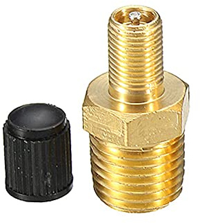 Válvula del compresor de aire,Núcleo de Válvula Neumático Automóvil con Tapas de Sellado para para Tanque de Compresor de Aire Llenado(1/4 NPT)