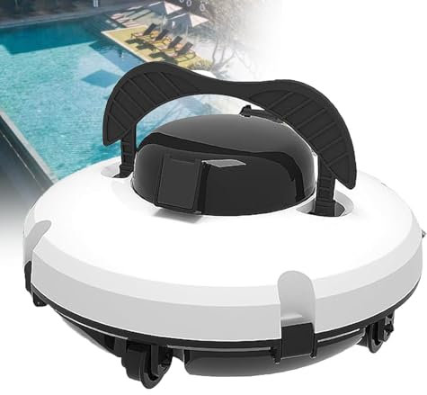Tystaste robotbaserad poolrengörare med vattenlinjerengöring och vinterunderhållsläge - Automatisk pooldammsugare för pooler ovan jord