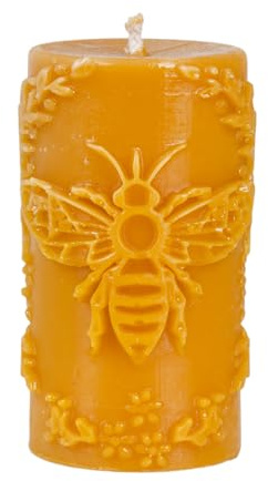 BeesWax World handgjorda bivaxljus – 100% naturligt bivax med bomullsveke – dekorativt, hållbart och rökfritt
