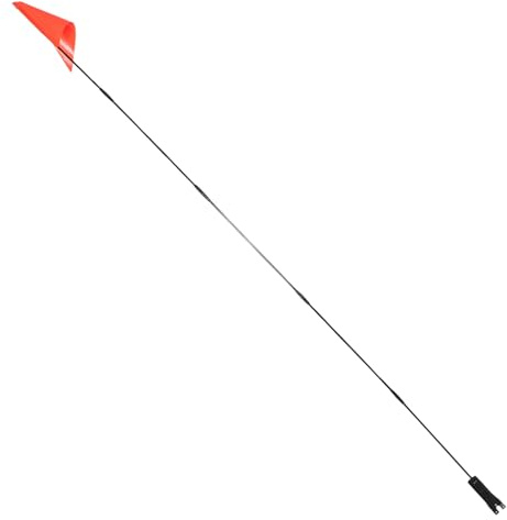BELLIFFY Bike Safety Flag with Fiberglass Pole and Mount Bracket Weather-resistant High Visibility Rear Bicycle Pennant for Outdoor Cycling and Electric Bikes