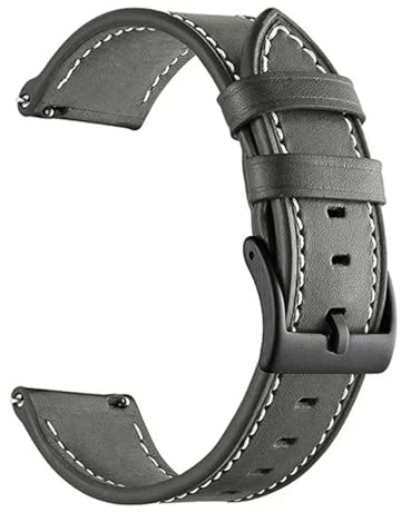 ZWCSHUU Läderarmband/klockarmband PU-läderarmband för smart 46 mm, snabbfrigörande klockarmband för tillbehör