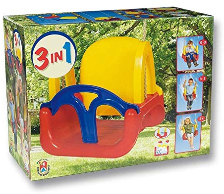 Green Garden 8306-0000, Altalena 3-in-1 Per Bambini Più Piccoli, Modelli/Colori Assortiti, 1 Pezzo