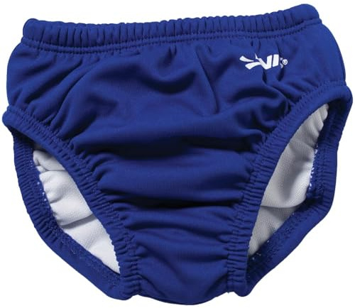 FINIS Reusable Swim Diaper for Babies - Snap Closure - UPF 50 & Up Sun Protection - Leak-Resistant Fit - Royal - 2XL