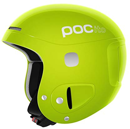 Poc Unisex Bambini Casco Da Sci, Giallo, Fluorescent Yellow, Verde, Xs, S