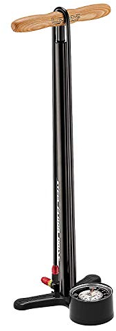 Lezyne Standpumpe Steel Floor Drive 220 PSI, schwarz, M, 1-FP-SFLDR-V704