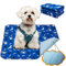 Yangbaga Welpen unterlagen 2ST 40 * 60cm, waschbar Hundeklo für zuhause Welpentoilette in Blau, Trainingsunterlagen wiederverwendbar, Schnell Absorbierend Puppy Pads für Hunde, Katzen, Meerschweinchen