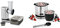 WMF Küchenminis Salat-to-go (150 W, Salatzubereiter, elektrischer Gemüseschneider, 5 Einsätze) & Küchenminis 3in1 Eismaschine, Ice Maker für Frozen Joghurt, Sorbet und Eiscreme, Gefrierbehälter 300ml