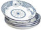 RYHMHA Lot de 4 assiettes à riz en céramique, 887 ml, pour pâtes, salades, céréales, nouilles et soupes (céladon)