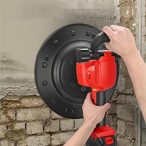 伟 祥 Levigatrice portatile per cartongesso, Levigatrice elettrica per cartongesso 1680W, 80-210RPM Velocità variabile Cazzuola per malta di cemento cemento Miscelatore automatico Intonaco Regolazione a
