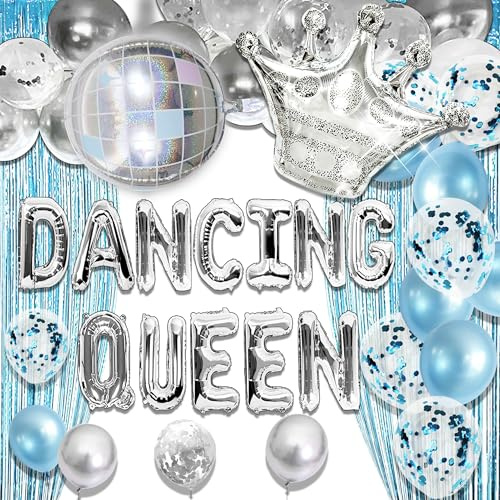 LaVenty Dancing Queen Banner Decoración Dancing Queen Bachelorette Party Decoraciones Mamma Mia Disco Fiesta Decoraciones de Fiesta de los años 70 Decoración