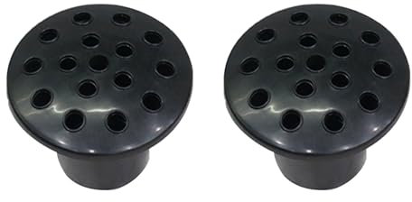 XuQiZZpp Lot de 2/4 supports pour vase funéraire avec couvercle pour fleurs funéraires