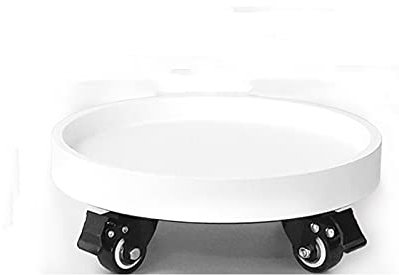 Portavaso resistente con ruote, può contenere fino a 120 kg, supporto in plastica per vasi da fiori, sottobicchiere, supporto durevole e robusto per piante in vaso