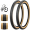 MEGHNA 2er-Pack Fahrradreifen 24/26/27.5X 2.125 Zoll Faltbare Reifen Fahrradmantel 30TPI für Mountainbikes und Stadtrad (24x2.125 Zoll)