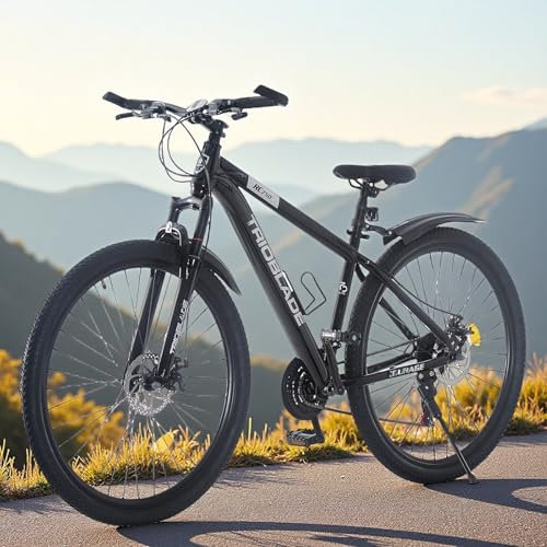 BSTSEL 24 Inch Mountain Bike Black,