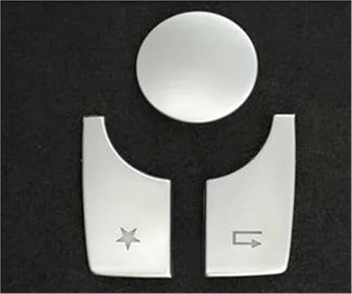 3 Pezzi/set Console Multimediale Manopola Interruttore Pulsante Copertura Adesivo Per Mercedes Per Benz Classe AB CLA GLA W176 W246 C117 W117 X156 Accessori Interni Auto(A)