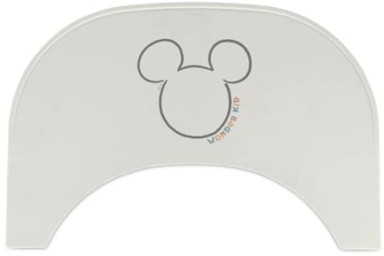 hauck Kinder Silikonauflage, Disney Mickey Light Beige- Kompatibel mit Alpha Click Tray und Arketa Click Tray Essbrett für Alpha+, Beta+ & Arketa Holzhochstuhl (Nicht Kompatibel mit Holz-Essbrett)
