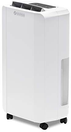 Olimpia Splendid, Aquaria Slim 14 P, Deumidificatore Portatile, Slim Design, Capacità 14 l / 24h, Ideale per Ambienti fino a 65 m³, Trattamento dell'Aria, Tanica 2 l Estraibile, Timer 24h