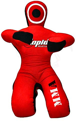 BJJ Wrestling Dummy Punching Bag Submission MMA Brazilian Jiu Jitsu Judo Karate Throwing Boxing Dummy Dummies- UNFILLED 6 Ft- Sitting