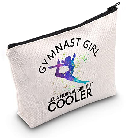 Gymnastik-Geschenk, Turner-Make-up-Tasche für Mädchen, Gymnastik, Überlebensset, Mädchen wie ein normales Mädchen, aber coolere Kosmetiktasche für Fitnessliebhaber (U.Gymnast Girl)