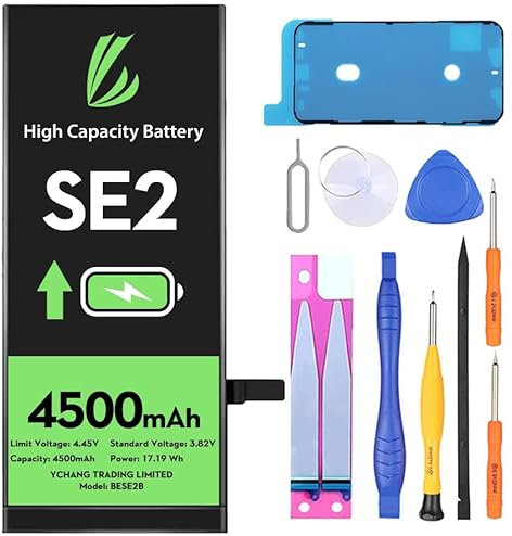 LL TRADER Battery for iPhone SE 2020, 4500mAh High Capacity Lithium Polymer Battery with All Repair Tools