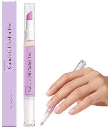 Cuticle Oil Pusher Pen,Penne Olio per Cuticole,Cura Unghie e Cuticole, Penna Per Unghie Profumata, Formula Idratante e Rinforzante,Ripara Cuticole Danneggiate