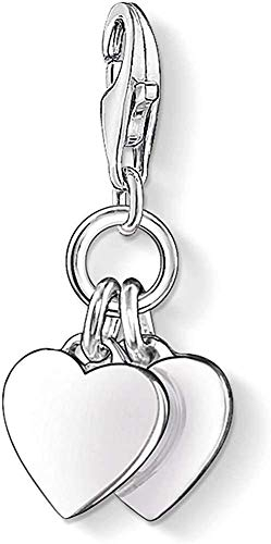 Thomas Sabo Damen-Charm Club-Anhänger Herzen 925er Sterlingsilber 0836-001-12