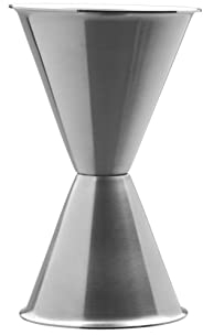 Piazza - Misurino Cocktail in Acciao Inox, Dosatore Professionale per Attrezzatura Bar, Jigger Japan Style Barman | Capacità 1Oz-3Ozs