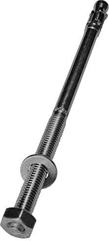 Lumonic Tampon d'ancrage pour charges lourdes M8 x 150 acier inoxydable A4 I Pour utilisation comme cheville métallique I Pour différents types de mon