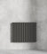 600 x 767mm Bathroom Radiator Anthracite Horizontal Column Radiators Oval Panel Designer Double