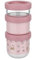 Mepal Snackbox Stack 3 pieces Mio Little Dutch, Stack as many as you need, Microwave and Freezer Safe, Leakproof, 100 and 175 and 275 ml, Fairy Garden