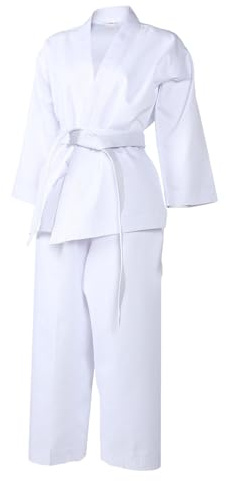 ORFOFE Uniforme de Karate para Adultos Traje Profesional Entrenamiento Deportes Ropa Deportiva y Cómoda para Competición y Práctica
