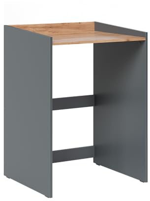 Vicco Tvättmaskinsskåp Viktor, antracit/Goldkraft ek, 67.8x94.6 cm med fälg
