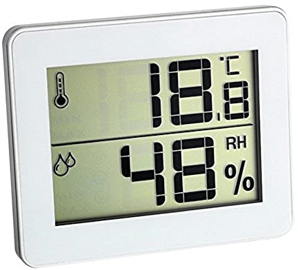 TFA 30.5027.02 - Termohigrómetro Digital, Color Blanco