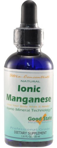 Good State Liquid Ionic Manganese Ultra Concentrate (10 Drops Equals 5 mg - 118 Servings Per Bottle), 2 Fl Oz