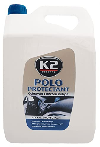 K2 Polo Protectant Cockpitreiniger Cockpitpflege Silikonfrei Freshduft, Gebindegröße:5 Liter