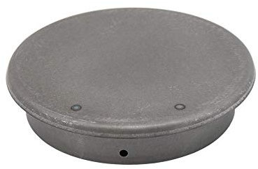 LANZZAS Couvercle obturateur pour tuyau de poêle, diamètre 160 mm, non laqué, tuyau d'échappement