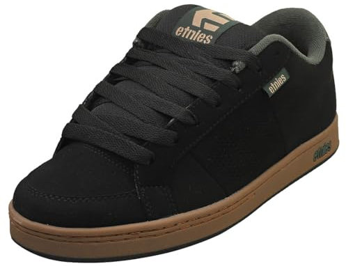 Etnies Homme Kingpin Chaussure de Skate, Gomme Noire et Verte, 45 EU