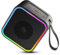 Bluetooth Portable Speaker, Bluetooth 5.3 Leather Wireless Speaker with Lights HiFi Stereo Sound, Small Speaker with Built-In Mic 10H Playtime Dustproof Waterproof for Home Garden Camping Travel New