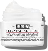 Kiehl's Ultra Facial Cream Moisturizer, Daily Lightweight Face Cream Hydrates Skin, Lotion with Pro-Ceramides, Provides Lasting Hydration and Moisture Surge, For All Skin Types, Fragrance Free