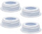 Maymom Bottle Thread Changer for Lansinoh Pump to use Standard Bottle (Compatible with Medela Bottle) 4pcs